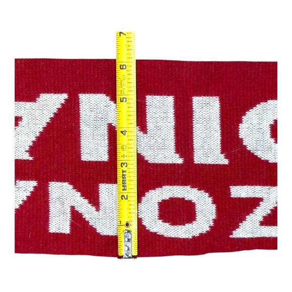 Arizona Cardinals Knit Scarf By Forever Collectibles Red White Black Fringe Ends - Picture 7 of 9